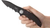 CRKT Linchpin Black Serrated Zsebkés