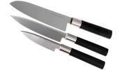 KAI Wasabi Black szakácskés készlet 3db-os