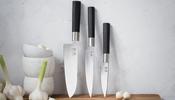KAI Wasabi Black szakácskés készlet 3db-os