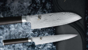 KAI Shun Classic Santoku kés és konyhakés készlet damaszk