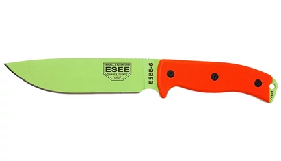 ESEE-6 - Lame Venom Green - Orange