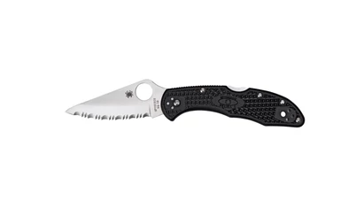 Spyderco DELICA 4 FRN BLACK SERRATED C11SBK