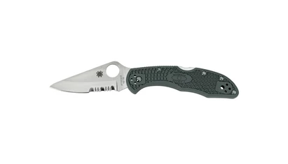 Spyderco DELICA 4 FRN FOLIAGE GREEN COMBO C11PSFG