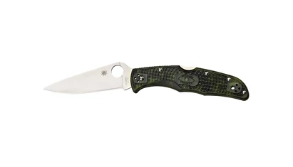 Spyderco ENDURA 4 FRN ZOME GREEN FLAT C10ZFPGR