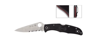 Spyderco ENDURA 4 THIN RED LINE COMBO C10FPSBKRD