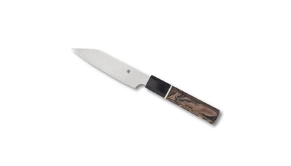 Spyderco ITAMAE PETTY 4.59" CM.11,7 BURL G-10 K15GPBNBK