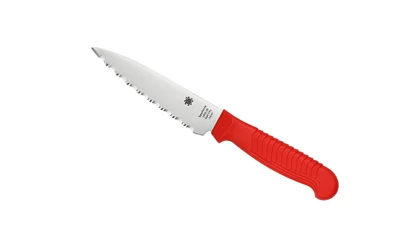 Spyderco KITCHEN CLASSICS CUCINA (Small Utility) CM.11,4 SERRATED RED K05SRD
