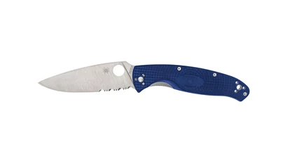 Spyderco RESILIENCE FRN BLUE CPMS35V COMBO C142PSBL
