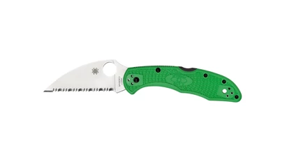 Spyderco SALT 2 WHARNCLIFFE FRN GREEN SERRATED C88FSWCGR2