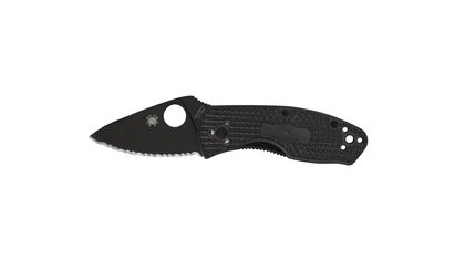 Spyderco AMBITIOUS FRN BLACK BLADE SERRATED C148SBBK