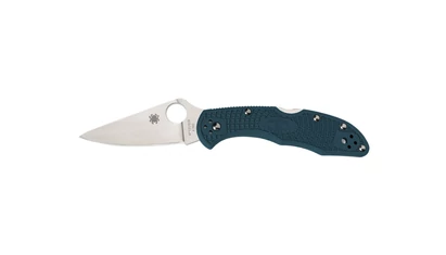 Spyderco DELICA 4 FRN BLUE K390 PLAIN C11FPK390
