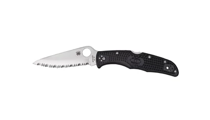 Spyderco ENDURA 4 FRN BLACK SERRATED C10SBK