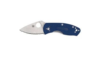Spyderco AMBITIOUS FRN BLUE S35VN SERRATED C148SBL