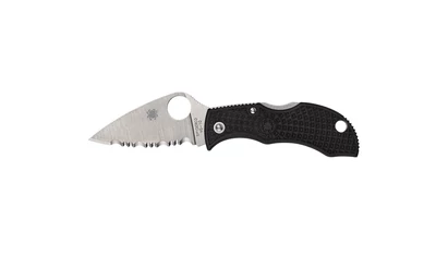 Spyderco MANBUG FRN BLACK LEAF SERRATED MBKLFS