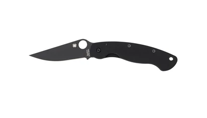 Spyderco MILITARY G-10 BLACK BLADE PLAIN C36GPBK2