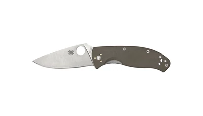 Spyderco TENACIOUS G-10 BROWN CPM M4 PLAIN C122GBNM4P