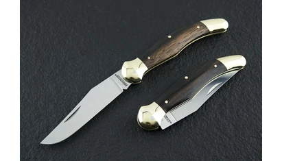 NN-Knives Fejesgörbe nagy zsebkés makasszári ében