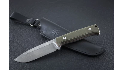 NN-Knives Adventurer II green micarta outdoor kés