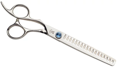 NN-Knives Kutyakozmetikai Chunker Olló 7 Egyenes Balkezes