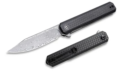 CIVIVI Chronic Damascus Carbon Fiber Zsebkés