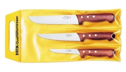 Dick Késkészlet fanyelű 3 db-os