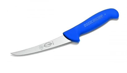 Dick ErgoGrip Csontozókés ívelt merev 13 cm-es kék