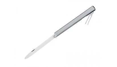 FOX Kóstoló-camping zsebkés villával rozsdamentes nyéllel