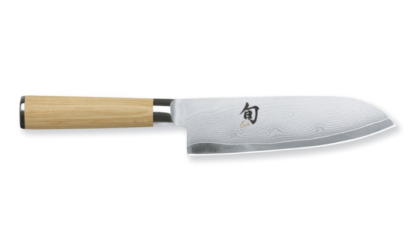 KAI Shun Classic White Santoku kés 16,5 cm-es damaszk