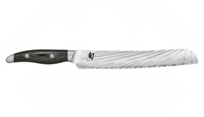 KAI Shun Nagare kenyérvágó kés 23 cm-es damaszk