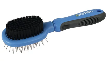 Kerbl Flexibilis 2in1 Ovális Kefe S-es
