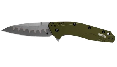 Kershaw Dividend Olive Composite Blade zsebkés