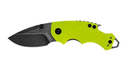 Kershaw Shuffle Lime green Balckwash zsebkés
