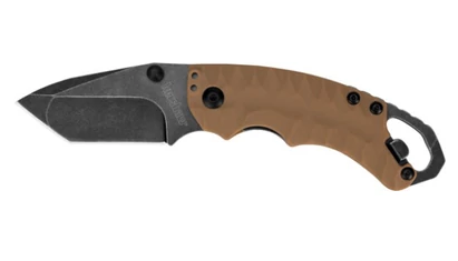 Kershaw Shuffle II tanto Tan Blackwash zsebkés
