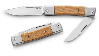 LionSteel BestMan II Micarta Natural EDC zsebkés

A BestMan család a modern EDC szemlélet ötvözési a klasszikus megoldásokkal. Kifejezetten a mindennapok feladataira (étkezés, csomagbontás) ajánlja a cég. Érdekessége, hogy több variációban is beszerezhető
