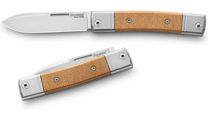LionSteel BestMan I Drop Micarta Natural EDC zsebkés

A BestMan család a modern EDC szemlélet ötvözési a klasszikus megoldásokkal. Kifejezetten a mindennapok feladataira (étkezés, csomagbontás) ajánlja a cég. Érdekessége, hogy több variációban is beszerez