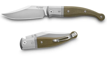 LionSteel Gitano Micarta Green EDC zsebkés

A LionSteel Gitano az európai, azon belül a spanyol tradícionális bicskák előtt tiszteleg. A Navaja kések jellegzetes formavilága modern elgondolásban sosem nézett ki ennyire ütősen. Klasszikus, modern és letisz