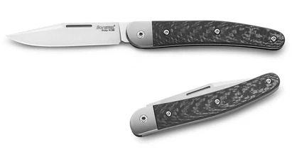 LionSteel Jack One carbon Fiber EDC zsebkés

A Jack család a modern EDC szemlélet ötvözési a klasszikus megoldásokkal. Kifejezetten a mindennapok feladataira (étkezés, csomagbontás) ajánlja a cég. Érdekessége, hogy több variációban is beszerezhető. A One 