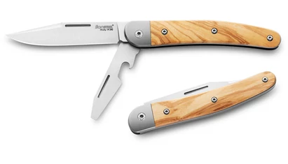 LionSteel Jack Two Olive EDC zsebkés

A Jack család a modern EDC szemlélet ötvözési a klasszikus megoldásokkal. Kifejezetten a mindennapok feladataira (étkezés, csomagbontás) ajánlja a cég. Érdekessége, hogy több variációban is beszerezhető. A Two a kétpe