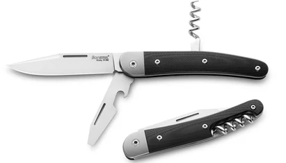 LionSteel Jack Three G10 Black EDC zsebkés

A Jack család a modern EDC szemlélet ötvözési a klasszikus megoldásokkal. Kifejezetten a mindennapok feladataira (étkezés, csomagbontás) ajánlja a cég. Érdekessége, hogy több variációban is beszerezhető. A Three