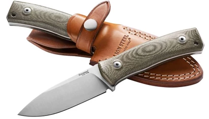 LionSteel M4  Micarta Green outdoor kés

Az M4 család kifejezetten bushcraft és vadászati célokra készült. Ezek a kések a közhiedelemmel ellentétben nem nagy, brutális kések, hiszen a gyakorlott bushcrafterek a keményebb feladatokat baltával és fűrésszel 