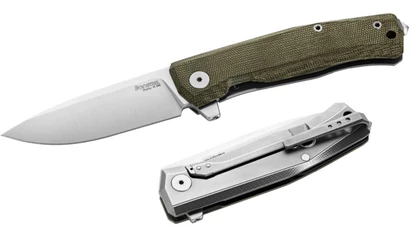 LionSteel Myto Micarta Green EDC zsebkés

A Myto egy igazi mindenes EDC zsebkés. Semmi sallang vagy felesleges csicsa, csak stílusos és minőségi minimalizmus minőséggel párosítva. Ideális a mindennapok feladataihoz, valamint outdoor kihívásokhoz.
A penge 