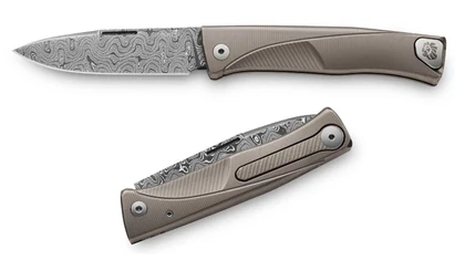 LionSteel Thrill Damascus Grey Zsebkés
