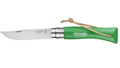 Opinel Tradition No.07 Inox Green Zsebkés
