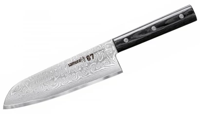 Samura Damascus 67 Santoku Szakácskés 17,5 cm-es damaszk