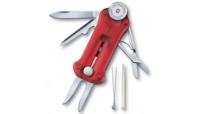 Victorinox GolfTool Áttetsző Piros