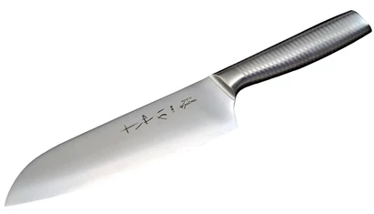 Yaxell Sayaka Japán Santoku Szakácskés 18 cm-es damaszk