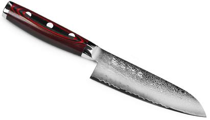 Yaxell Super Gou Japán Santoku Szakácskés 12,5 cm-es damaszk