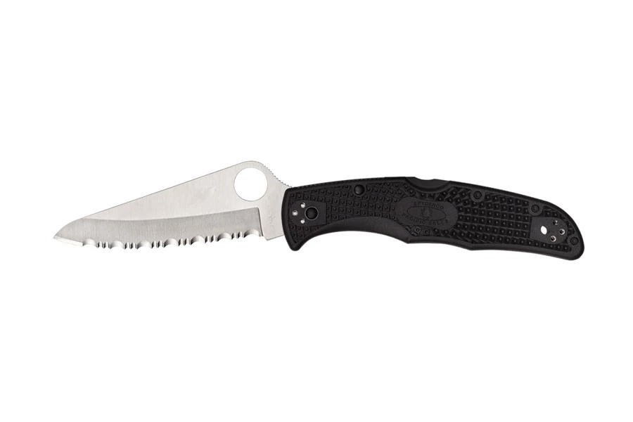 Spyderco PACIFIC SALT 2 FRN BLACK SERRATED C91SBK2