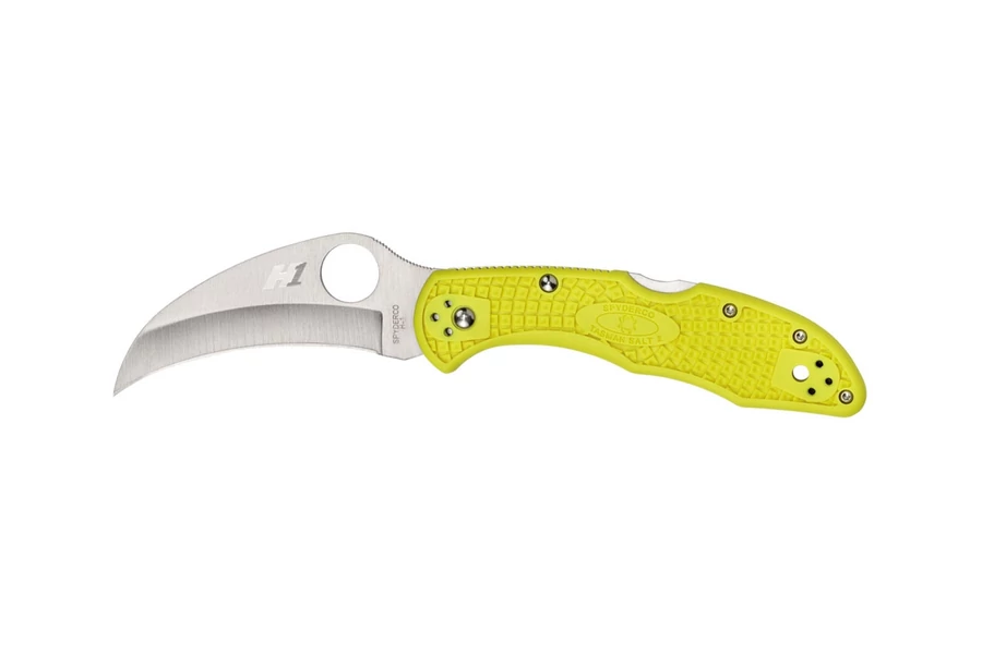 Spyderco TASMAN SALT 2 FRN YELLOW PLAIN C106PYL2