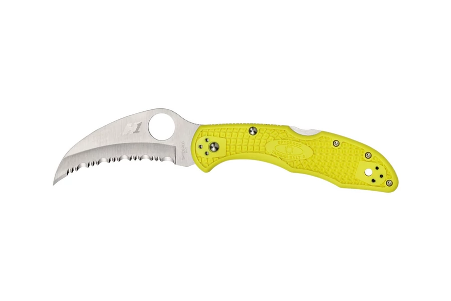 Spyderco TASMAN SALT 2 FRN YELLOW SERRATED C106SYL2